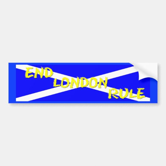 End London Rule Bumpersticker (Voorkant)