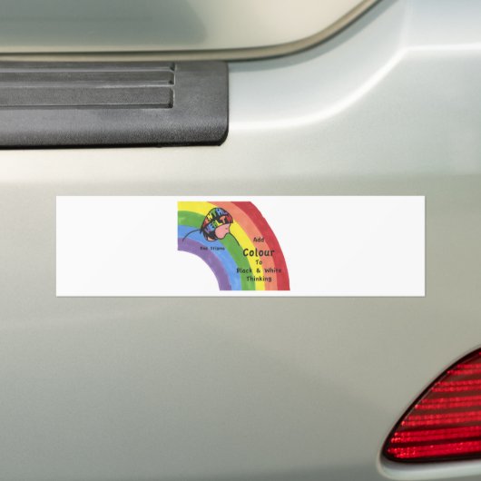 End Mental Health Stigma Bumpersticker (Op auto)