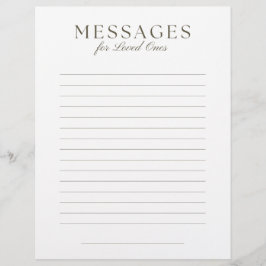 End-of-Life Letter to Loved Ones Briefhoofd