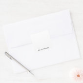 End Of Message Minimalist Typewriter Sticker (Envelop)