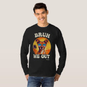 End Of School Bruh We Out Dog Teachers Teacher Sum T-shirt (Voorkant volledig)