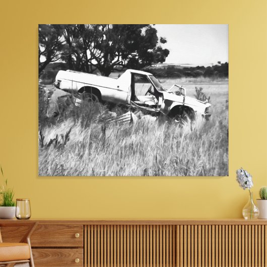 End of the Journey Canvas Afdruk (Insitu (Woonkamer))