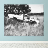 End of the Journey Canvas Afdruk (Insitu (Houten vloer))