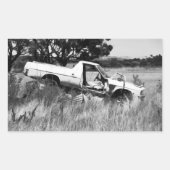 End of the Journey Rechthoekige Sticker (Voorkant)