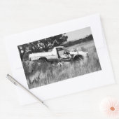 End of the Journey Rechthoekige Sticker (Envelop)