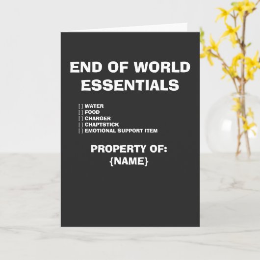 End of World Kaart (Gele Bloem)