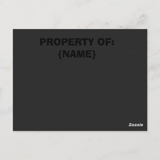 End of World Postcard Briefkaart (Achterkant)