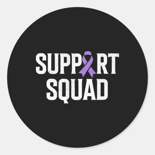 End Overdose Support Squad Overdose Awareness 1 Ronde Sticker (Voorkant)