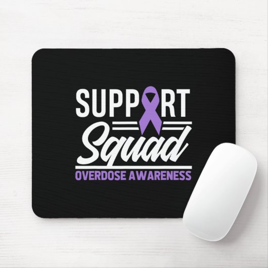 End Overdose Support Squad Overdose Awareness  Muismat (Met muis)