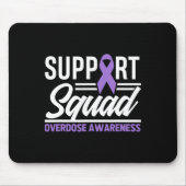 End Overdose Support Squad Overdose Awareness  Muismat (Voorkant)