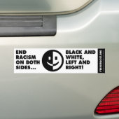 End Racism Bumpersticker (Op auto)