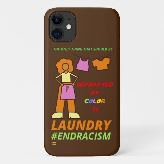 "END RACISM" Case-Mate iPhone CASE (Achterkant)