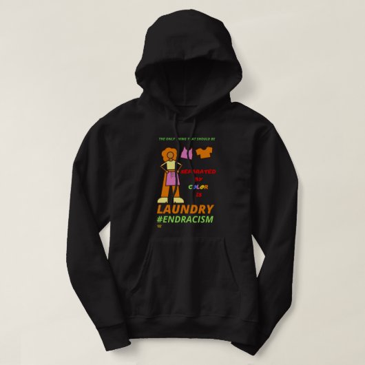 "END RACISM" HOODIE (Design voorkant)