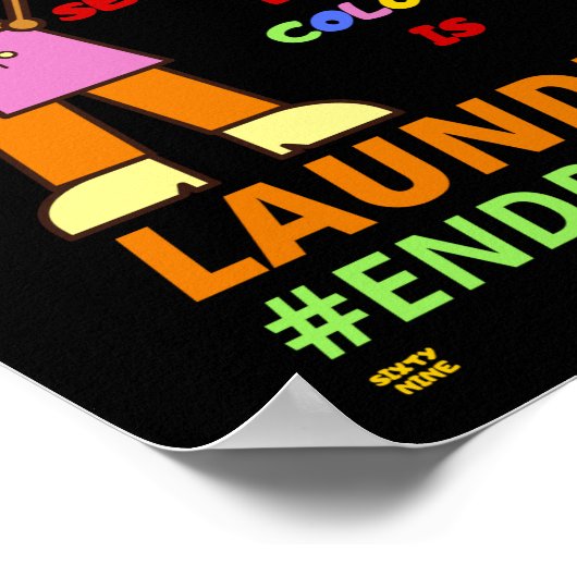 "END RACISM" POSTER (Hoek)