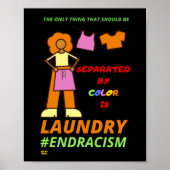 "END RACISM" POSTER (Voorkant)