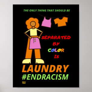 "END RACISM" POSTER