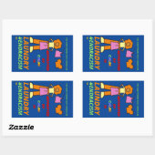 "END RACISM" RECHTHOEKIGE STICKER (Vel)