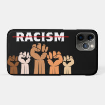 End Racisme Multi Shade Fists iPhone/iPad case