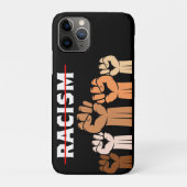 End Racisme Multi Shade Fists iPhone/iPad case (Achterkant)
