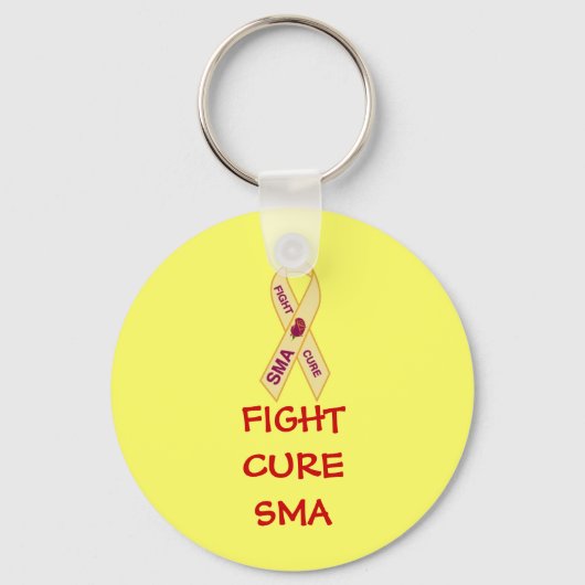 END-SMA-pin, FIGHTCURESMA Sleutelhanger (Voorkant)