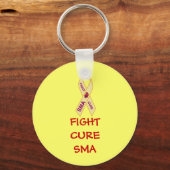 END-SMA-pin, FIGHTCURESMA Sleutelhanger (Voorkant)