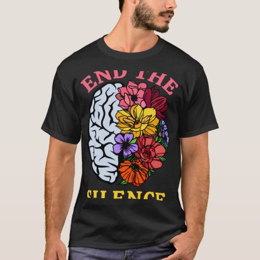 End The Silence For Mental Health Awareness 2023   T-shirt (Voorkant)