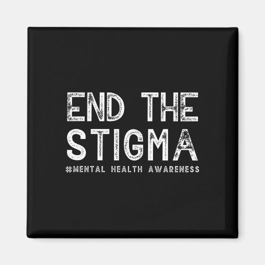 End the stigma mental health awareness performance magneet (Voorkant)