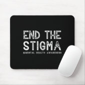 End the stigma mental health awareness performance muismat (Met muis)