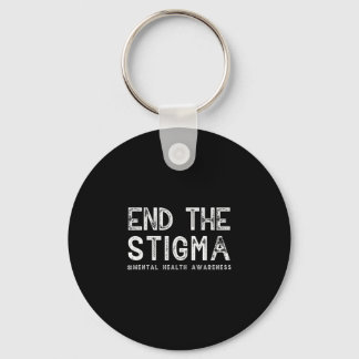 End the stigma mental health awareness performance sleutelhanger