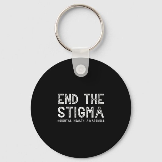 End the stigma mental health awareness performance sleutelhanger (Voorkant)