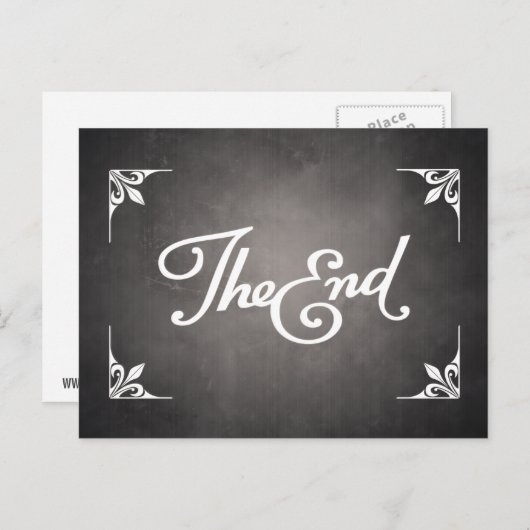 End Title Card Briefkaart (Voorkant / Achterkant)