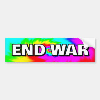 END WAR (you may change the words) Bumpersticker