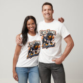 End Zone Legende Rottweiler Voetbal T-shirt (Unisex)