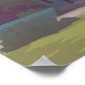 Endcliffe Park Sheffield Reisposter Poster (Hoek)