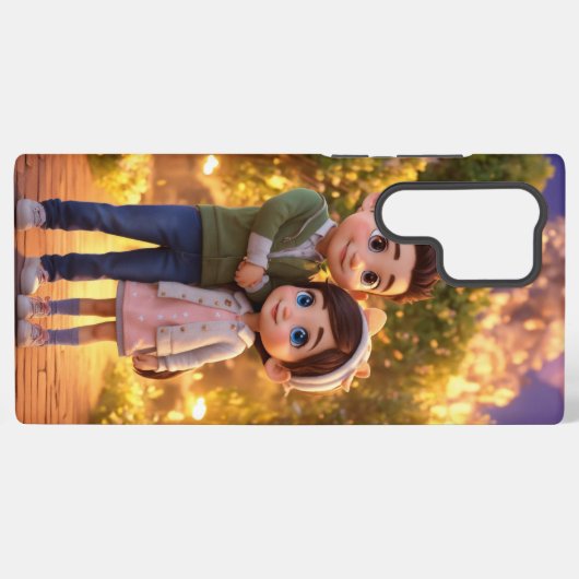 Endearing baby's Telefoon Hoesjes Samsung Galaxy Hoesje (Achterkant horizontaal)