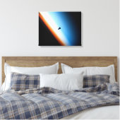 Endeavour Sunset Silhouet Canvas Afdruk (Insitu (Slaapkamer))