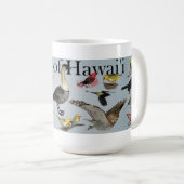 Endemische vogels van Hawai'i Koffiemok (Voorkant rechts)