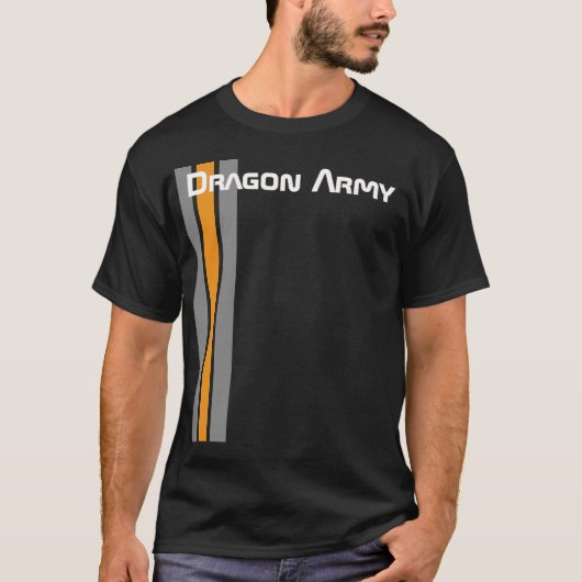 Ender's Game Dragon Army (zwart) T-shirt (Voorkant)