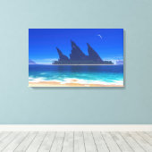 Endless Blue (2025) Canvas Afdruk (Insitu (Houten vloer))