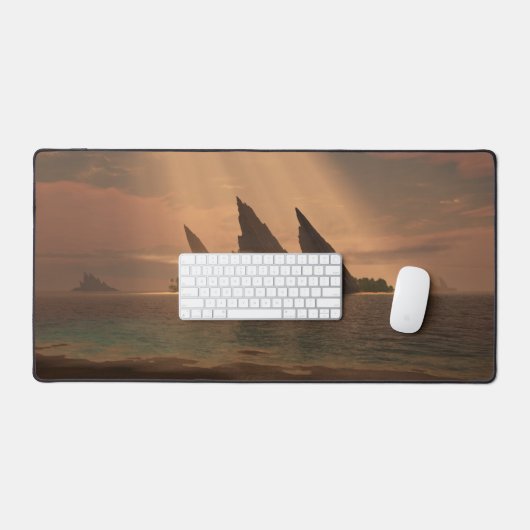 Endless Blue (Sunbeam) Bureaumat (Keyboard & Muis)