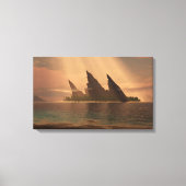 Endless Blue (Sunbeam) Canvas Afdruk (Voorkant)