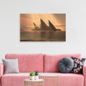 Endless Blue (Sunbeam) Canvas Afdruk (Insitu (Woonkamer))
