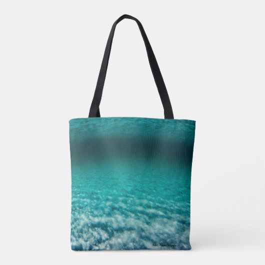 Endless Blue Tote Tote Bag (Achterkant)