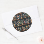 Endless Books Retro Ronde Sticker (Envelop)