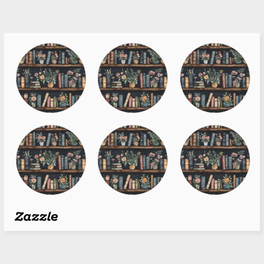  Endless Books Retro Ronde Sticker (Vel)