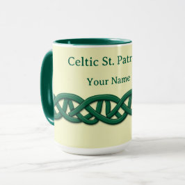 Endless Celtic Knot Seamless Dark Green Mok