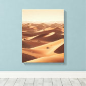 Endless Desert Horizons Wall Panel Canvas Afdruk (Insitu (Houten vloer))