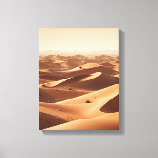 Endless Desert Horizons Wall Panel Canvas Afdruk