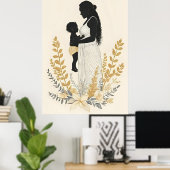  Endless Embrace – Mother and Child VIII Poster (Thuiskantoor)