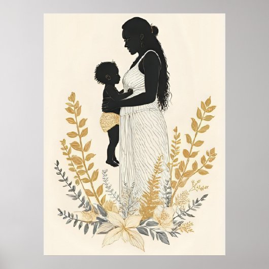  Endless Embrace – Mother and Child VIII Poster (Voorkant)